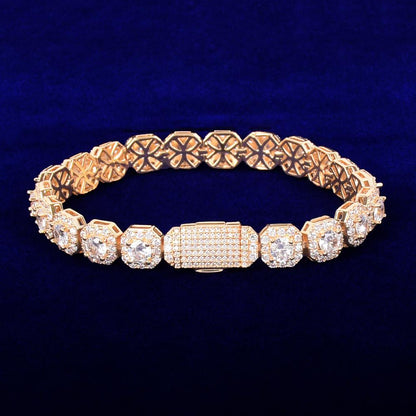 Bling Clustered Tennis Bracelet