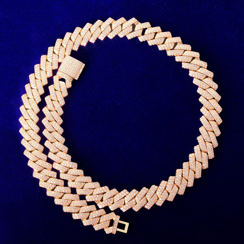 Bling "Straight Edge" Miami Cuban Chain