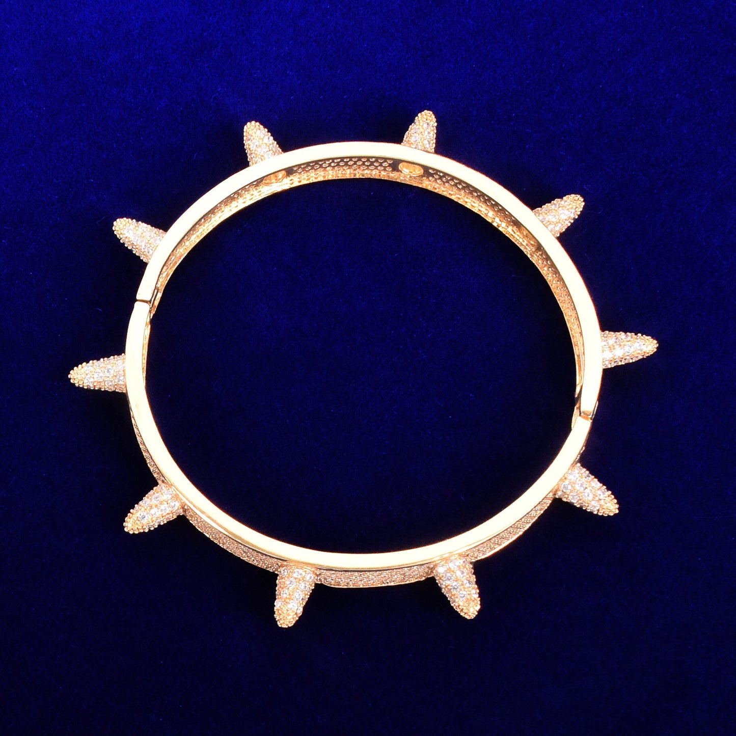 Bling "Spiked" Bangle Bracelet