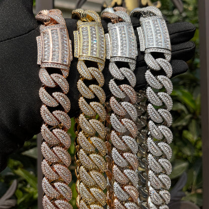Bling "Royal Baguettes" Cuban Chain 20mm