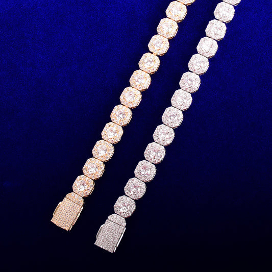 Bling Clustered Tennis Bracelet