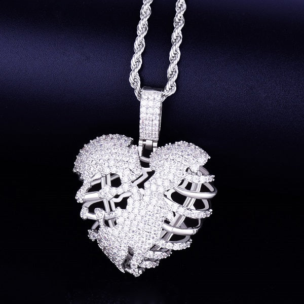 Bling "Heartless" Pendant