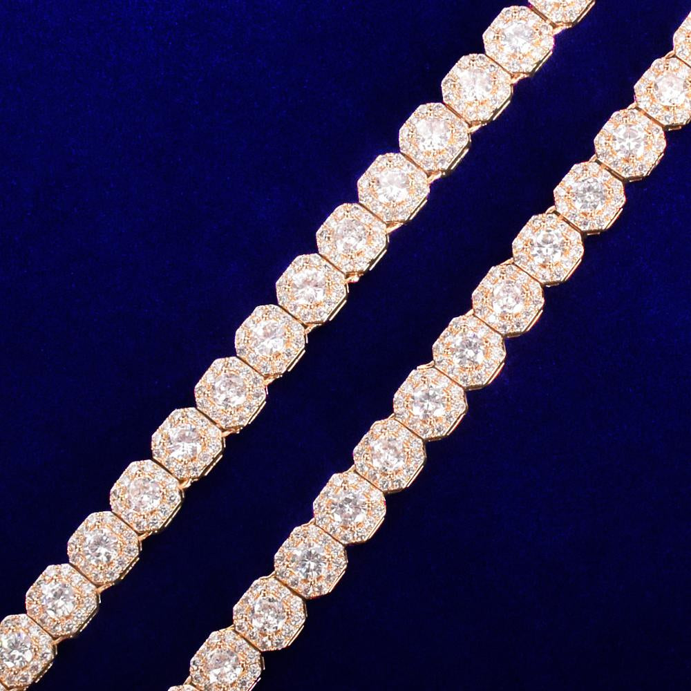 Bling Clustered Tennis Bracelet