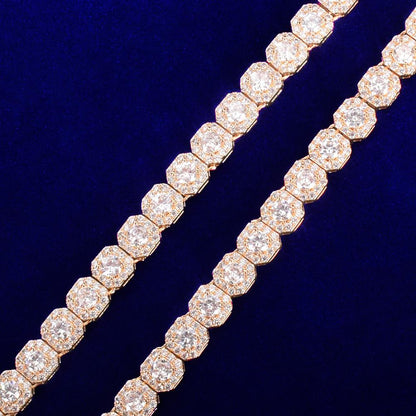 Bling Clustered Tennis Bracelet