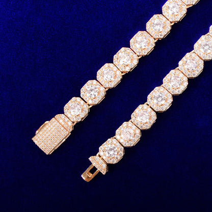 Bling Clustered Tennis Bracelet