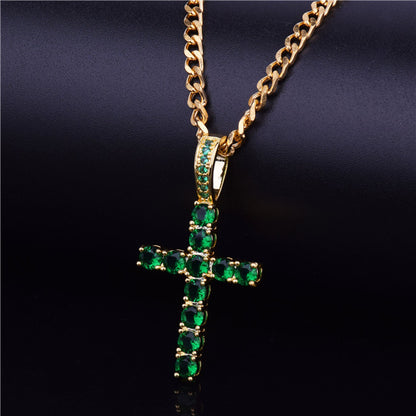 Bling "Cross" Pendant XVII