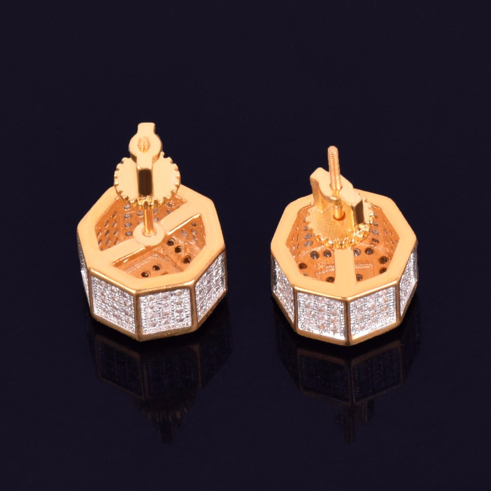 Bling "Round" Stud Earring 11mm
