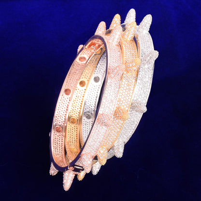 Bling "Spiked" Bangle Bracelet