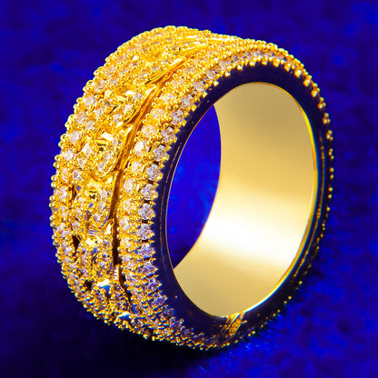 Bling "Cuban" Ring