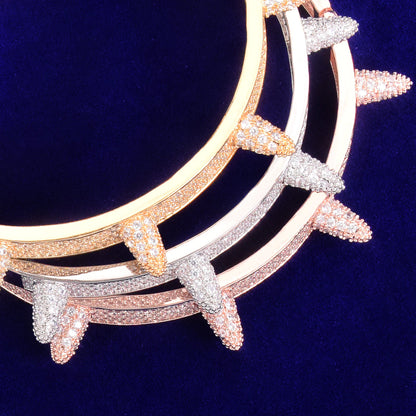 Bling "Spiked" Bangle Bracelet