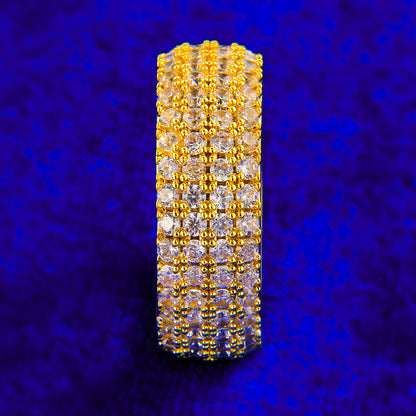 Bling Half-Paved Ring