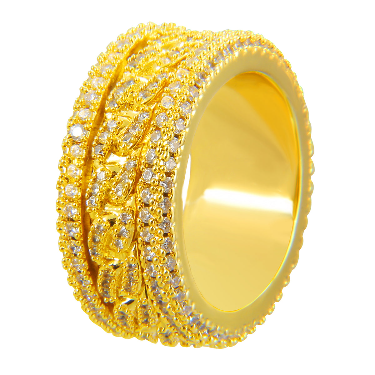 Bling "Cuban" Ring