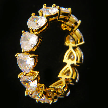 Hearts Tennis Ring