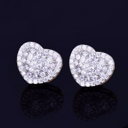 Bling "Heart" Stud Earring II 14mm