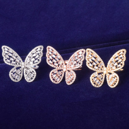 Butterfly Baguette Ring