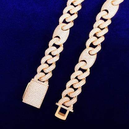 Bling "Pig Nose" Cuban Bracelet