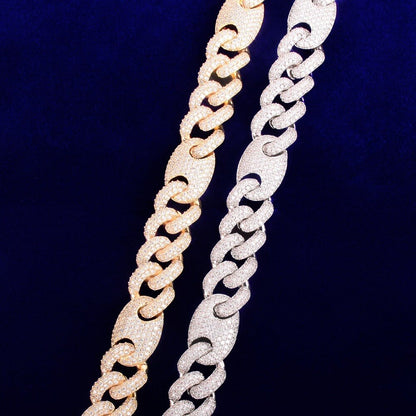 Bling "Pig Nose" Cuban Bracelet
