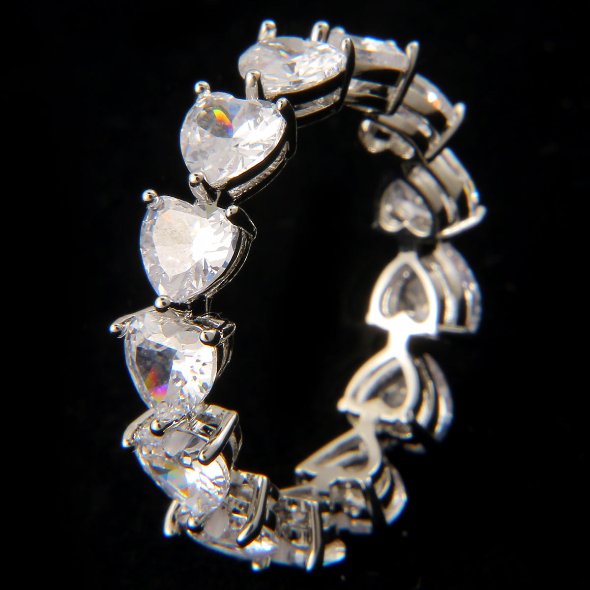 Hearts Tennis Ring