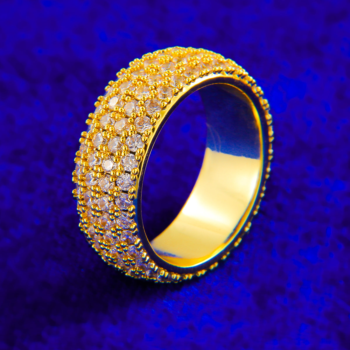 Bling Half-Paved Ring