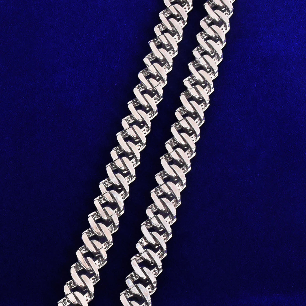 Bling Blue Cuban Chain