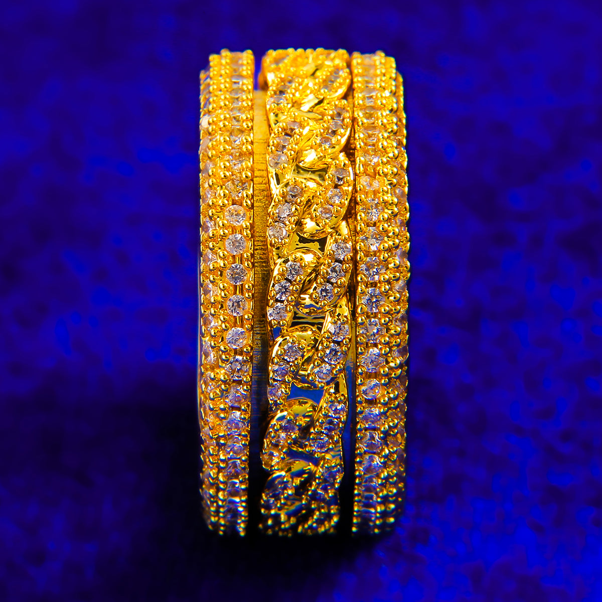 Bling "Cuban" Ring