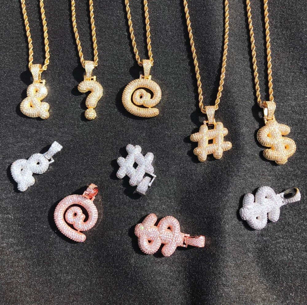Bling "Foxx" Symbols Pendant