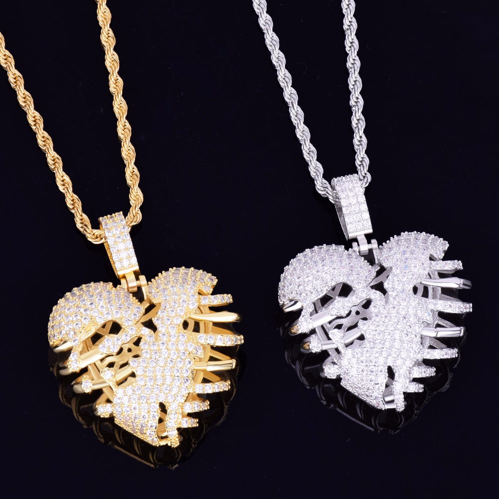 Bling "Heartless" Pendant