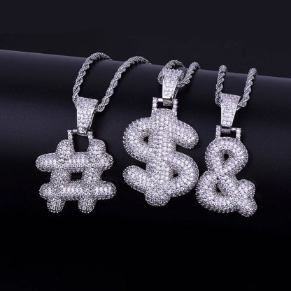 Bling "Foxx" Symbols Pendant