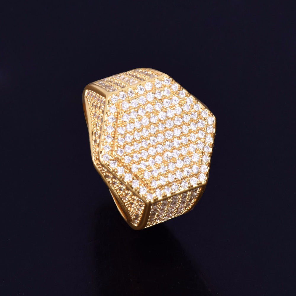 Bling "Hexagon" Ring