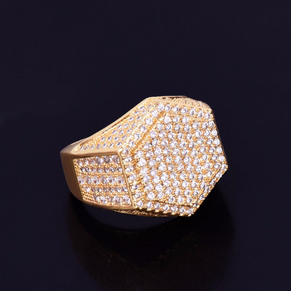 Bling "Hexagon" Ring