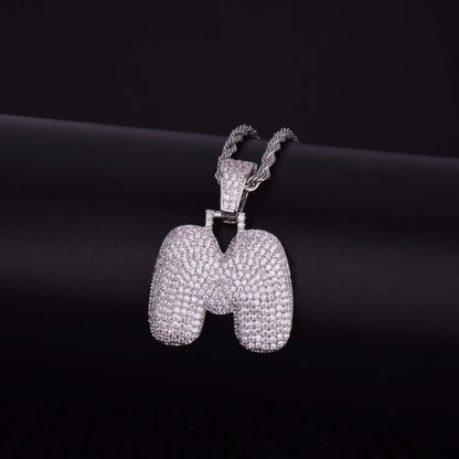 Bling "Foxx" Single Letter Pendant
