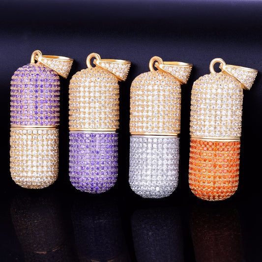 Bling "Pill" Pendant