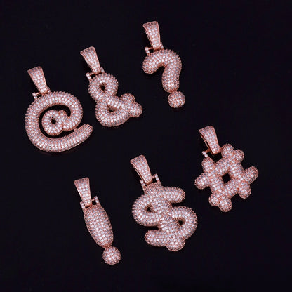Bling "Foxx" Symbols Pendant