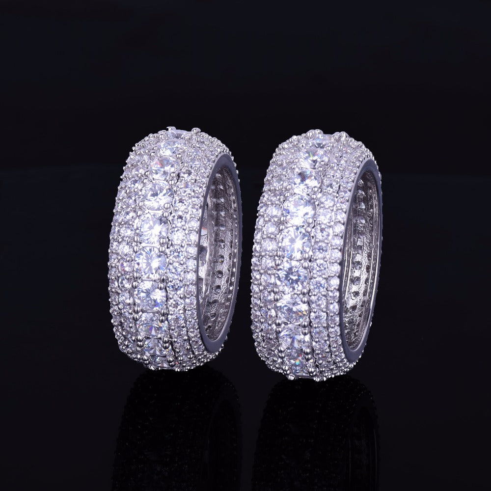 Bling "Tennis" Micro Paved Ring