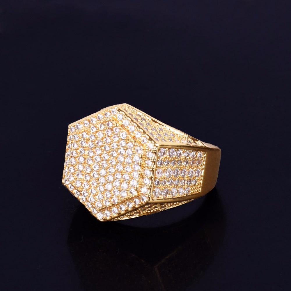 Bling "Hexagon" Ring