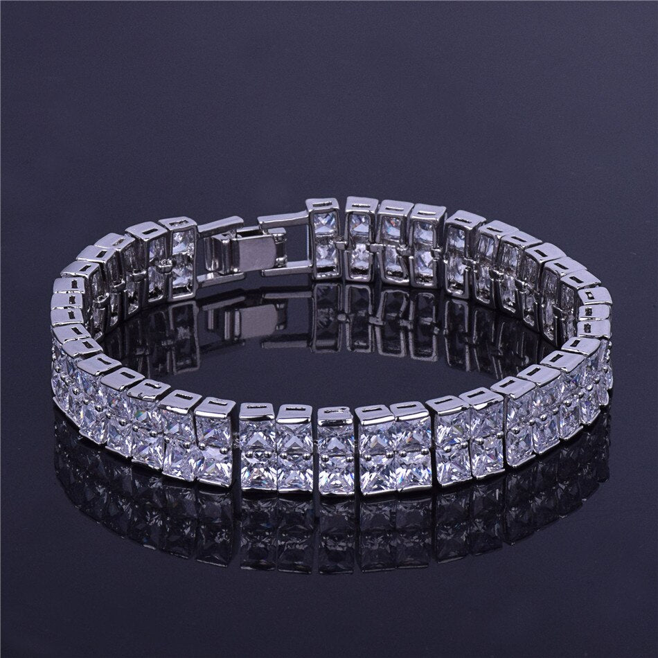 Bling Two Row Tennis Bracelet