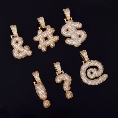 Bling "Foxx" Symbols Pendant
