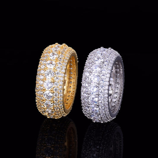 Bling "Tennis" Micro Paved Ring