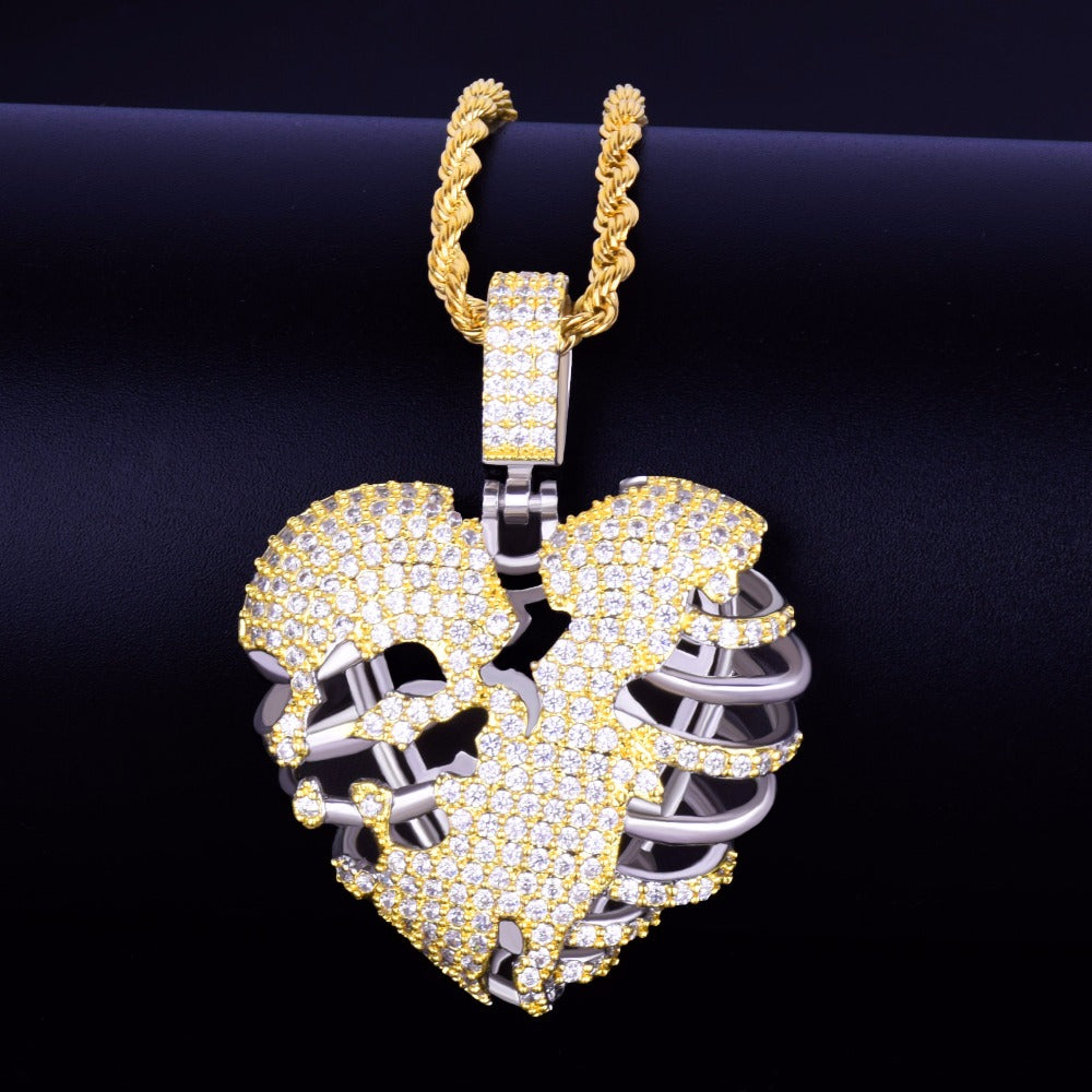 Bling "Heartless" Pendant