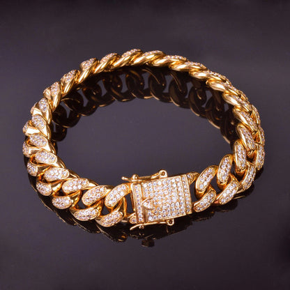 Bling "Miami" Cuban Link Bracelet