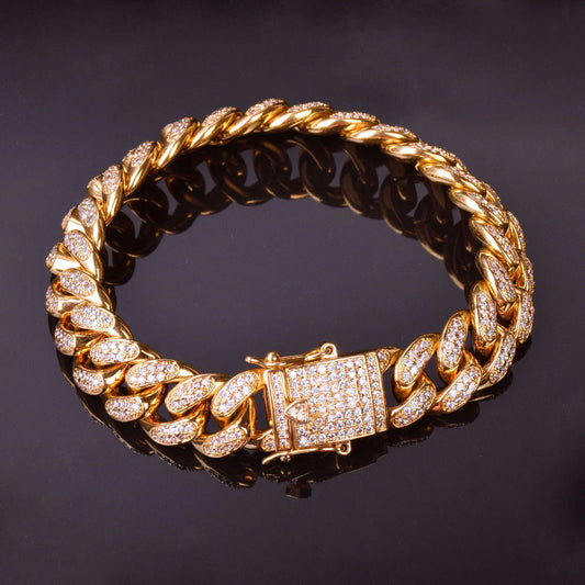 Bling "Miami" Cuban Link Bracelet