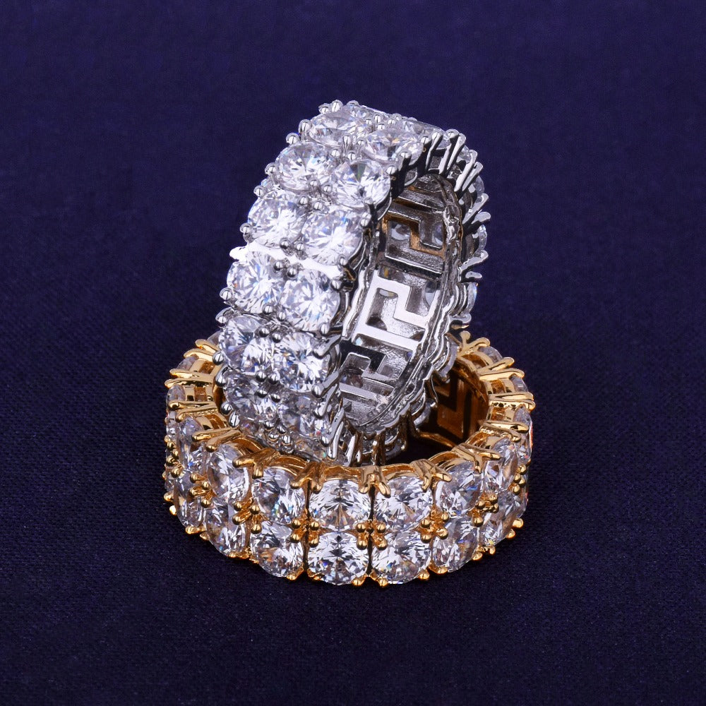 Two Rows Tennis Ring