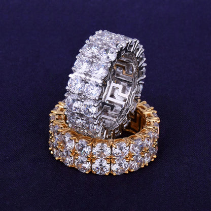 Two Rows Tennis Ring
