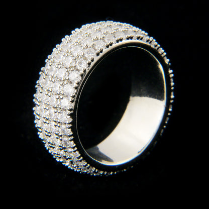 Bling Half-Paved Ring