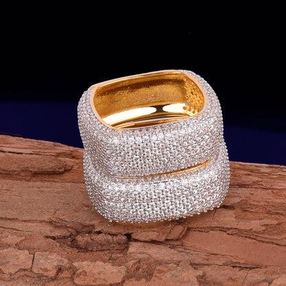 Bling "Cubic" Ring