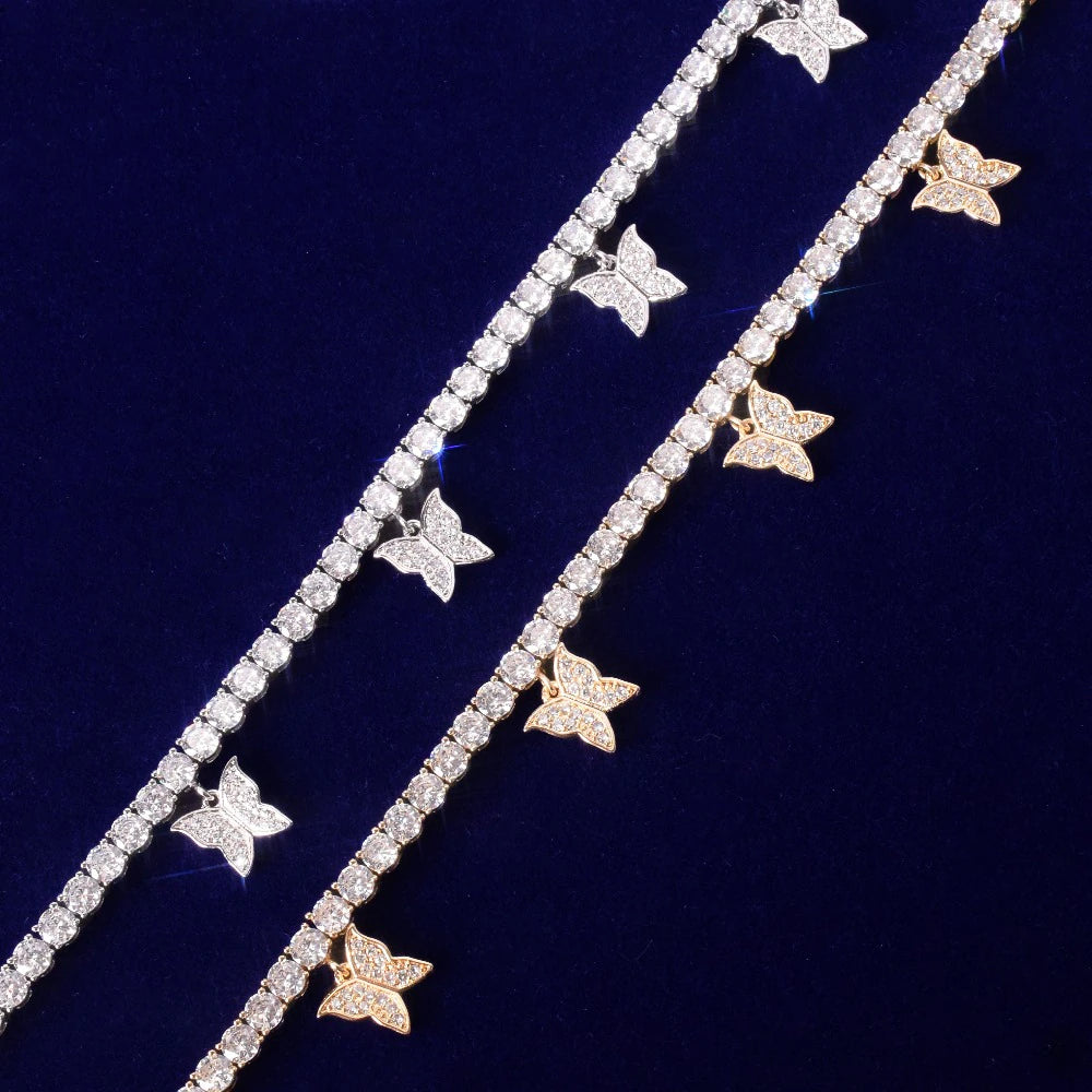 Bling Butterfly Tennis Bracelet
