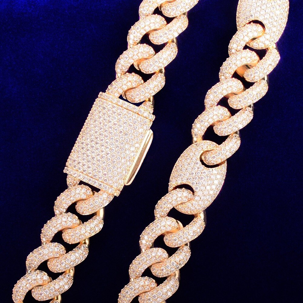Bling "Pig Nose" Cuban Bracelet