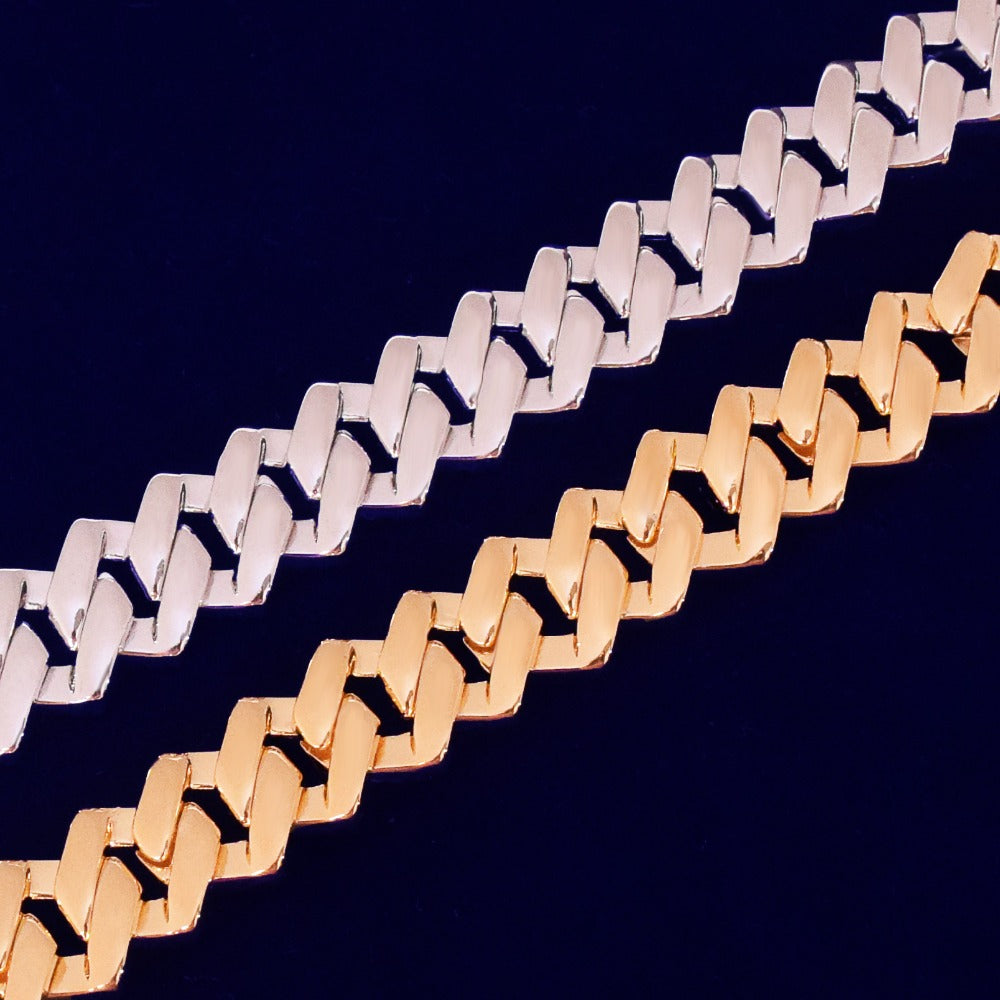 Bling "Straight Edge" Miami Cuban Chain