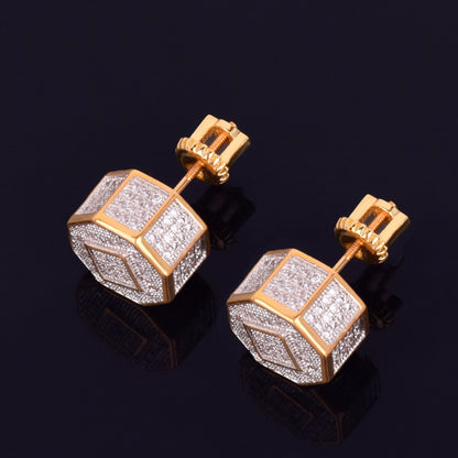 Bling "Round" Stud Earring 11mm
