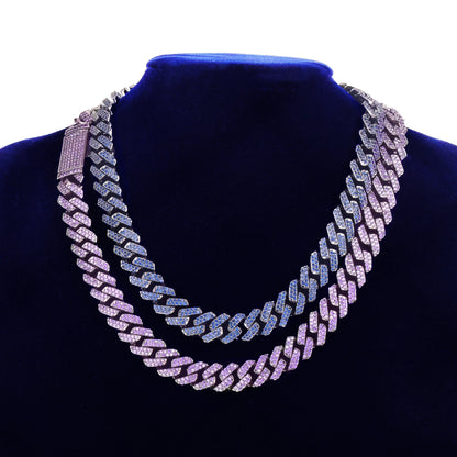Bling Blue Cuban Chain